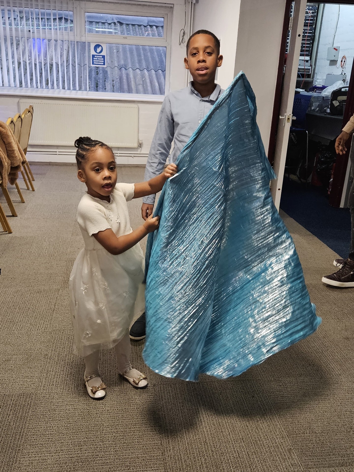 Children taking part in our Sunday children’s ministry